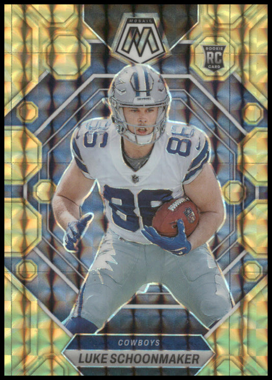 2023 Mosaic Yellow Prizm Rookie Luke Schoonmaker