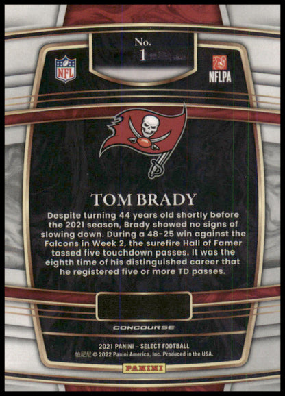 2021 Panini Select Tom Brady