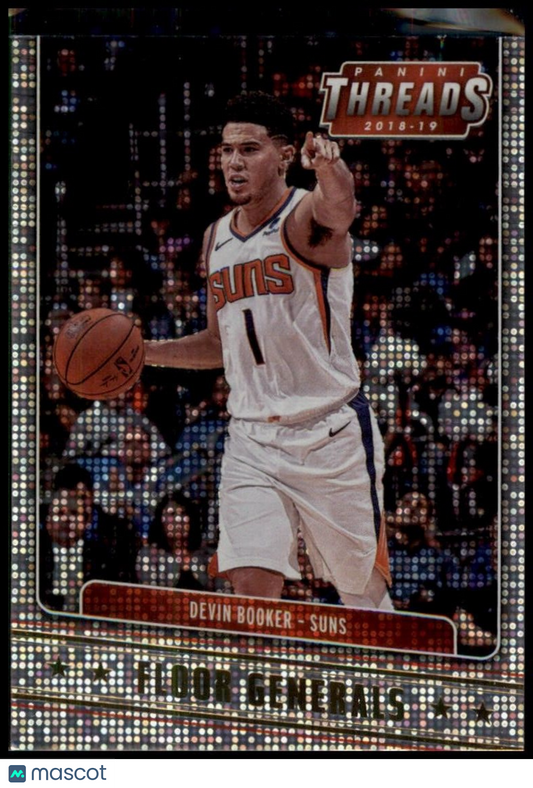 Devin Booker 2018-19 Panini Threads Dazzle Floor Generals #3 Phoenix Suns