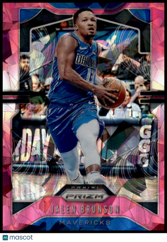 2019-20 Panini Prizm #78 Jalen Brunson Prizms Pink Ice