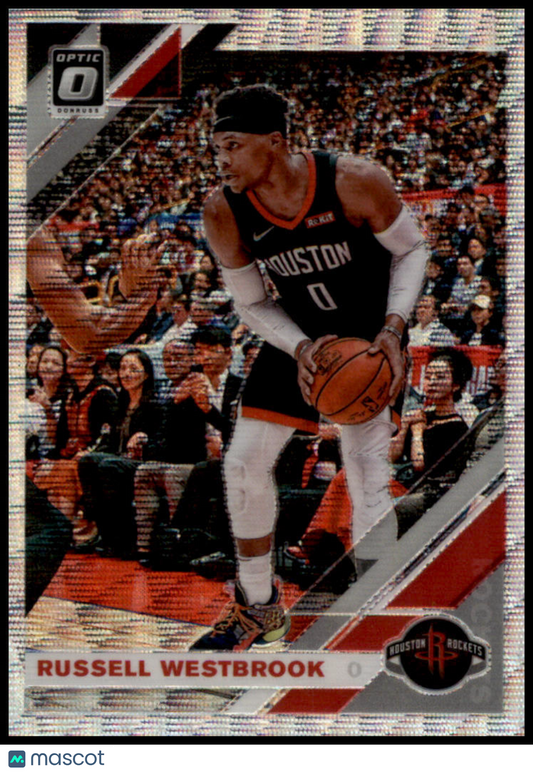 2019-20 Donruss Optic #58 Russell Westbrook Fanatics Factory Set (Silver Wave)