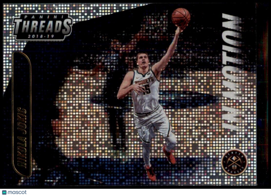 2018-19 Panini Threads In Motion Dazzle #8 Nikola Jokic Denver Nuggets