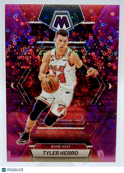 2022-23 Panini Mosaic Mosaic Fast Break Purple #104 Tyler Herro /50