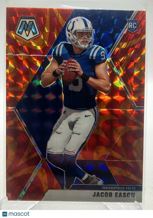 2020 PANINI MOSAIC ORANGE REACTIVE ROOKIE JACOB EASON