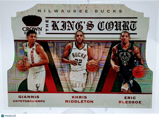 2019-20 Crown Royale The King's Court Ruby /49 Giannis Antetokounmpo Middleton +