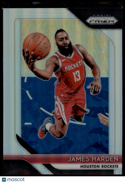 2018-19 Panini Prizm #34 James Harden Prizms Silver