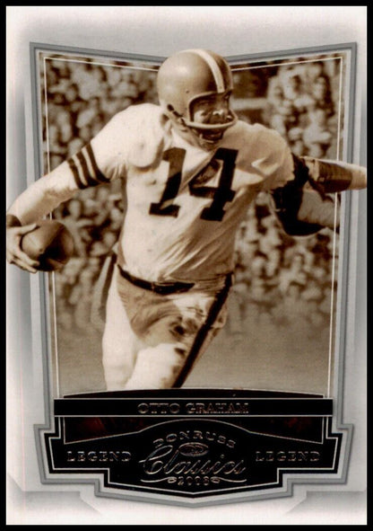 2008 donruss classics #150 otto graham timeless tributes #/999 cleveland browns