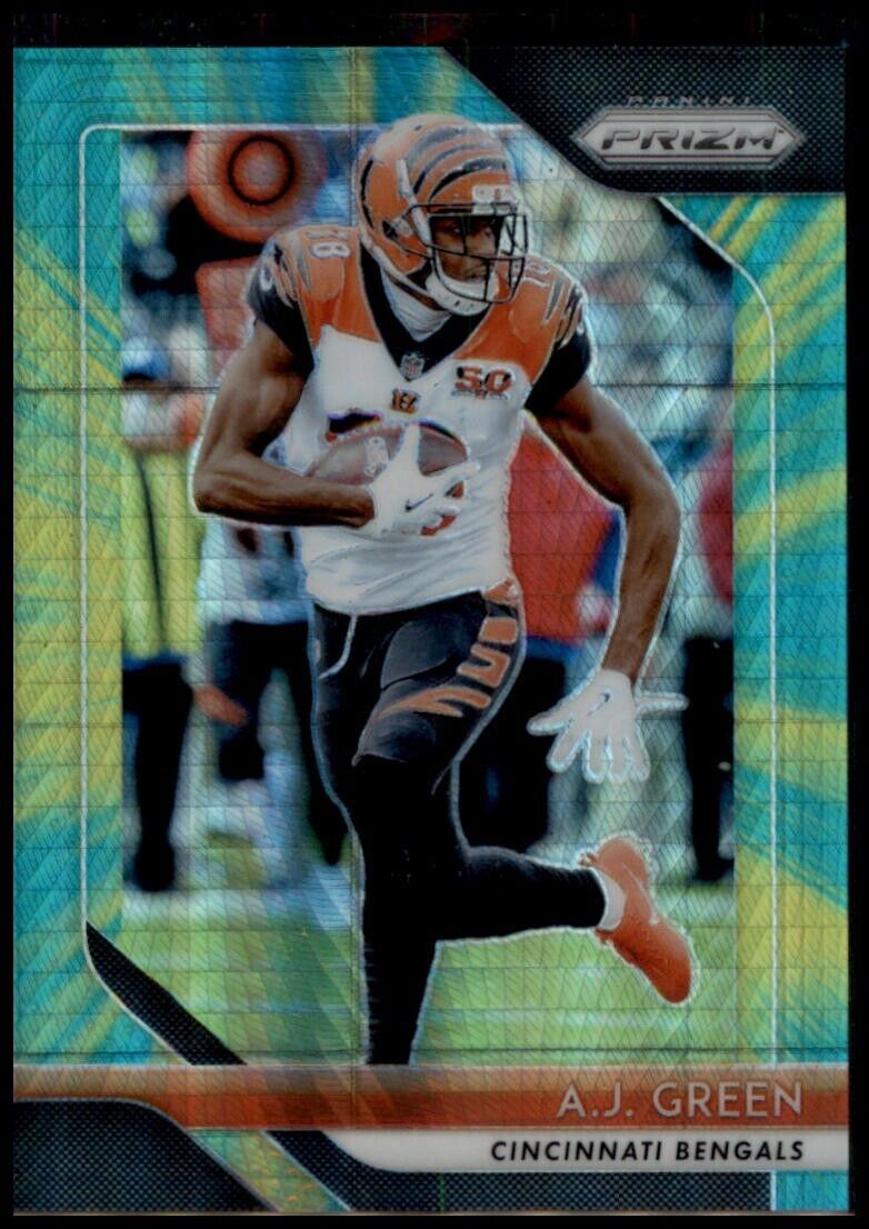 2018 panini prizm - a.j. green #158 hyper prizm /275 cincinnati bengals