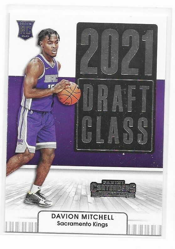 2021-22 Contenders Draft Class Rookie- Davion Mitchell Sacramento Kings!