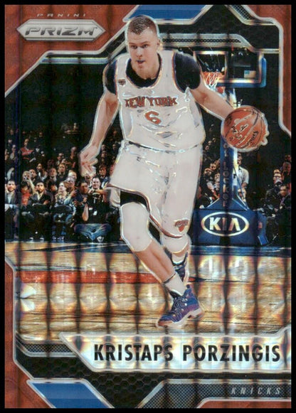 2016-17 panini prizm mosaic red kristaps porzingis