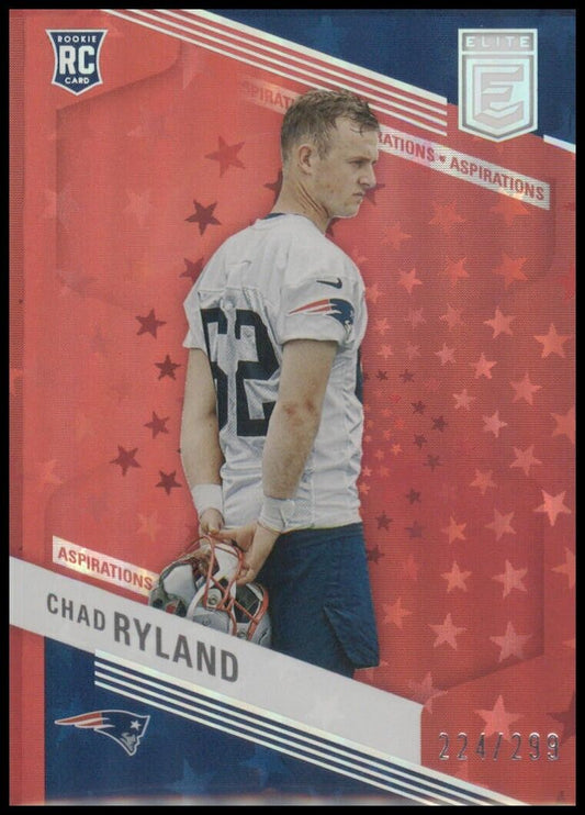 2023 donruss elite chad ryland rc aspirations red stars /299 #117