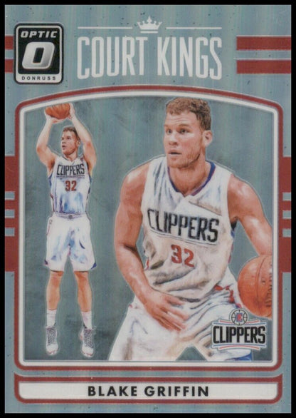 2016-17 panini donruss optic court kings holo silver prizm blake griffin