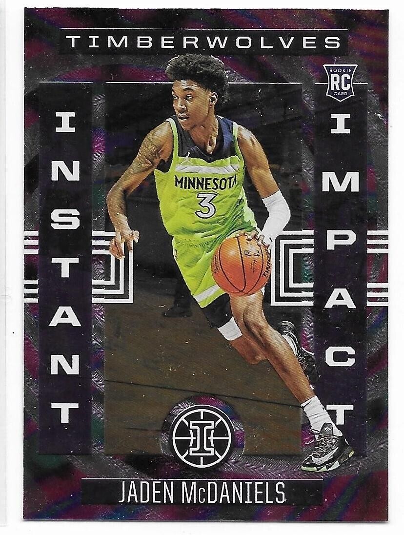 2020-21 Illusions Instant Impact Rookie- Jaden Mcdaniels Minnesota Timberwolves