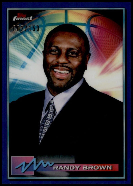 2021 topps finest purple refractor /250 randy brown