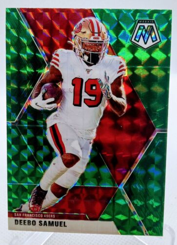 2020 Panini Mosaic Deebo Samuel Green Mosaic Prizm #177 49ers 🌟2nd Year