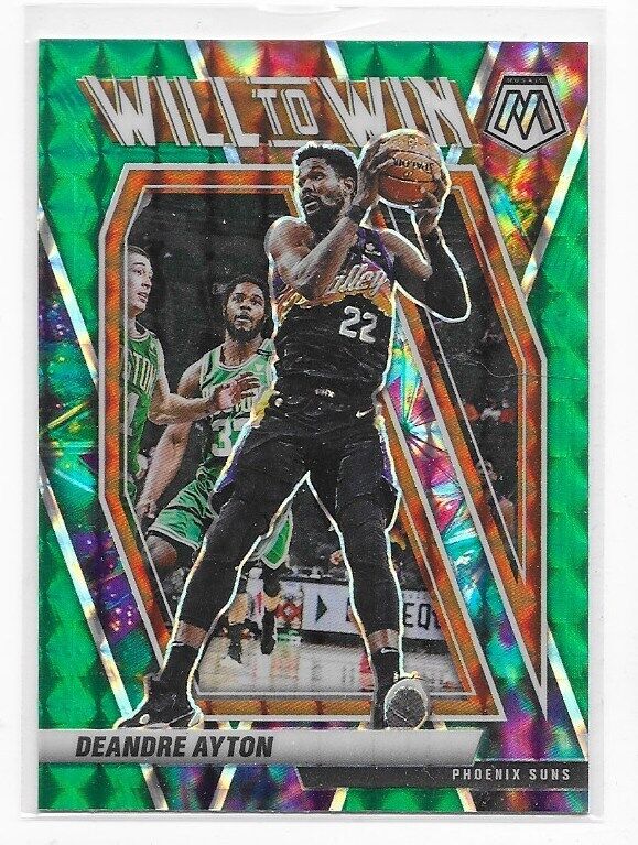 2020-21 Mosaic Will To Win Green Prizm- Deandre Ayton Phoenix Suns!