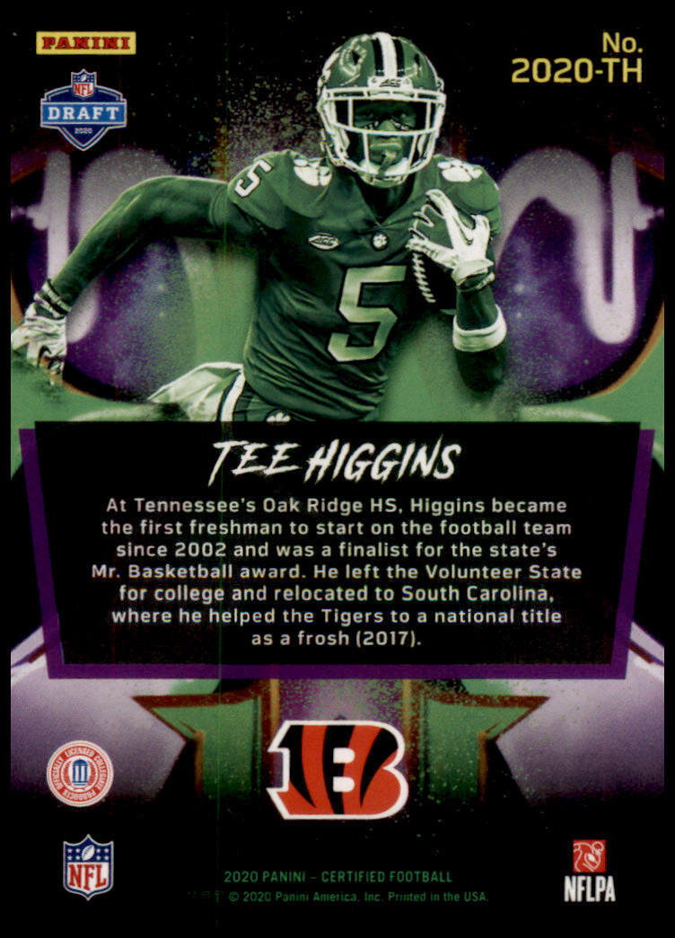 2020 Panini Certified #2020-TH Tee Higgins 2020