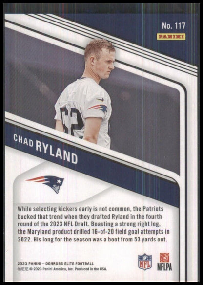 2023 donruss elite chad ryland rc aspirations red stars /299 #117