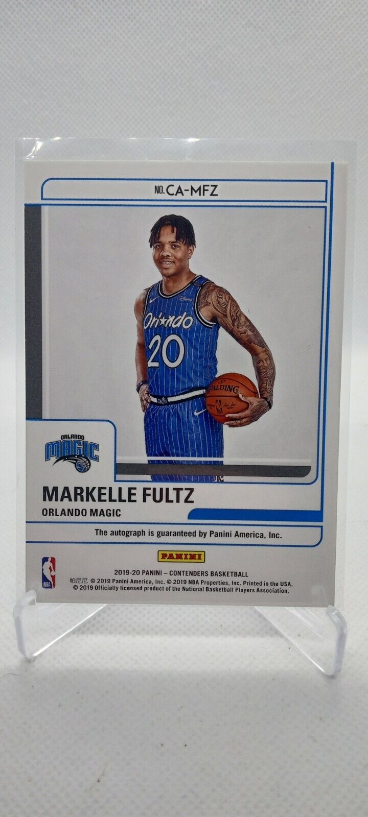 2019-20 Panini Contenders Bronze Autograph Auto #MFZ Markelle Fultz /25